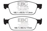 EBC 12-18 Ford Focus ST Bluestuff Front Brake Pads For Discount