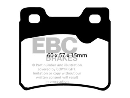 EBC 94-96 Saab 900 2.0 Turbo Yellowstuff Rear Brake Pads Supply