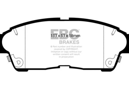 EBC 96-00 Toyota RAV 4 2.0 Greenstuff Front Brake Pads For Sale