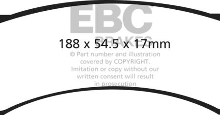 EBC 97-00 Ford Econoline E250 4.2 (4 Wheel ABS) Greenstuff Rear Brake Pads Online