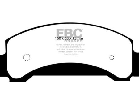 EBC 94-97 Ford Aerostar 3.0 Greenstuff Front Brake Pads For Cheap