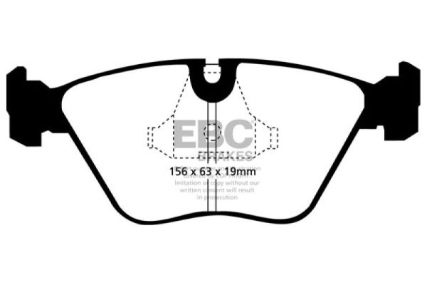 EBC 92-95 BMW M3 3.0 (E36) Yellowstuff Front Brake Pads Fashion