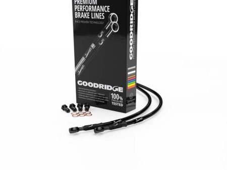 Goodridge 08-13 Harley-Davidson FLH FLT (w o ABS) Front 2in Extended Brake Hose Kit Hot on Sale